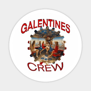 Galentines crew in the sky Magnet